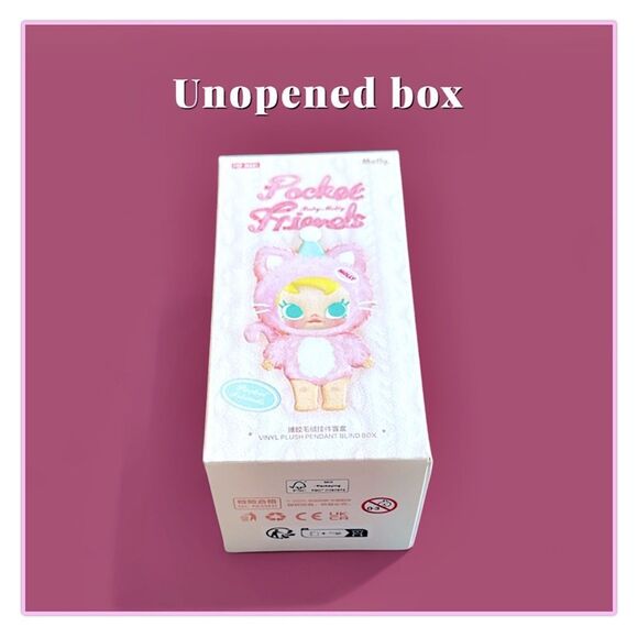 Pop Mart Baby Molly Pocket Friends Series Vinyl Plush Pendant Blind Box - Picture 5 of 14